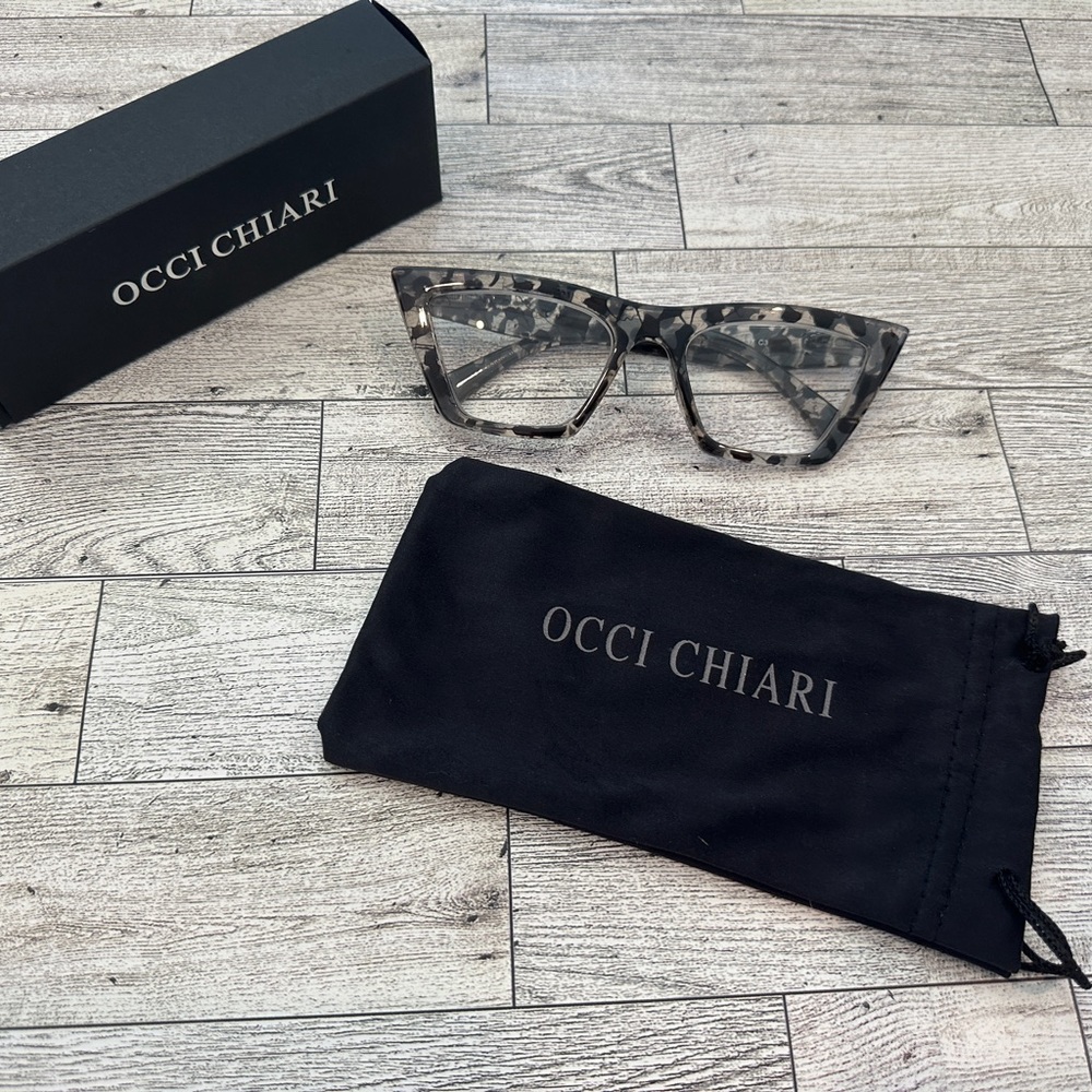 OCCI CHIARI Reading Glasses for Women Cat Eye Fashion Readers 2.00